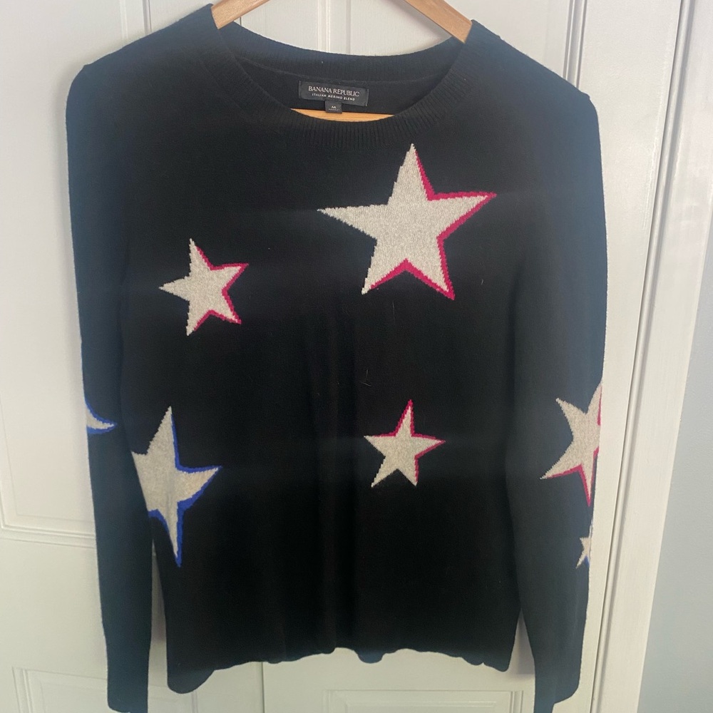 Banana Republic Black Star Sweater